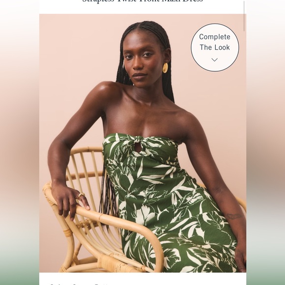 Abercrombie & Fitch Dresses & Skirts - Strapless front twist dress